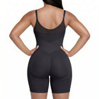 V-Shaped Tummy Control Shapewear Zip-Up Bodysuit