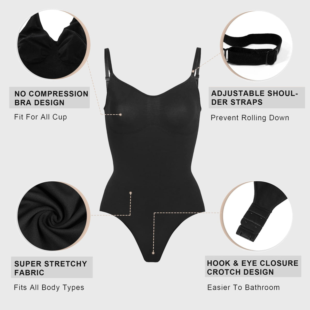 Seamless Sculpt Thong Bodysuit