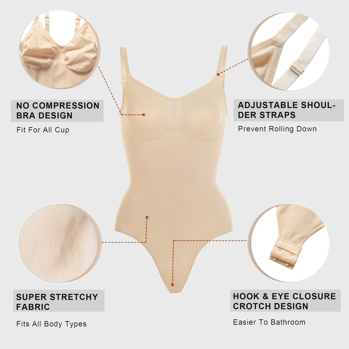 Seamless Sculpt Thong Bodysuit
