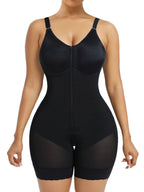 Front Zip Full Bust Mid-Thigh Faja Bodysuit