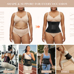 Triple Layer Sweat Sculpt Waist Trainer Belt